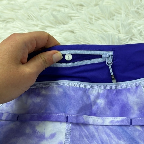 Lululemon Run: Speed Short Spray Dye Cool Breeze Bruised Berry / Bruised Berry - Picture 6 of 6